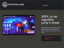 Tablet Screenshot of batterystaplegames.com